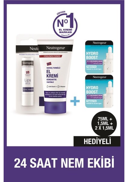 Parfümlü El Kremi 75ML + Dudak Kremi + Niasinamid Serum Hediye