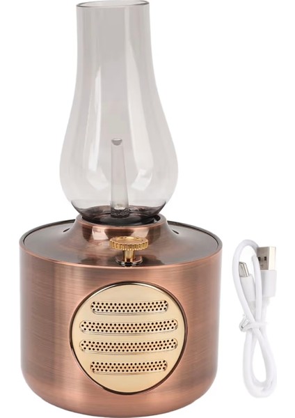 Retro Gaz Lambası Görünümlü Çok Amaçlı Müzik Kutusu Ve Gece Lambası