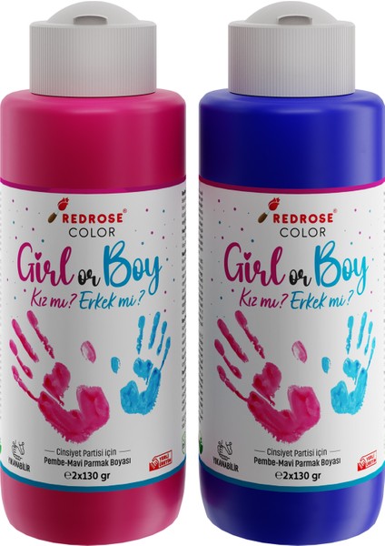 Red Rose Cinsiyet Partisi Boyası 2X130GR