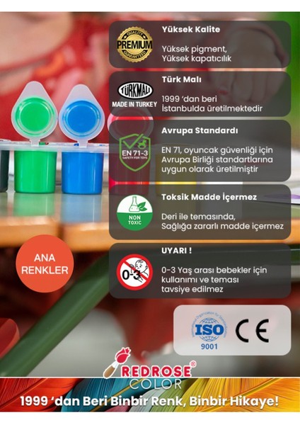 Red Rose Cinsiyet Partisi Boyası 2X130GR fiyatları