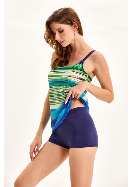 Şortlu Tankini 0063-2055