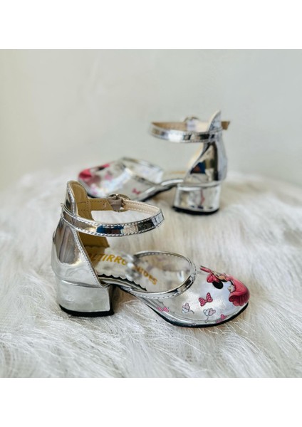Gala Baskılı Topuklu Çocuk Ayakkabı