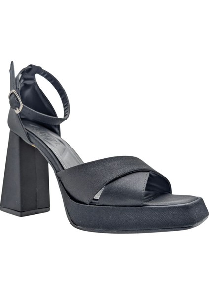 Zinnia | Kadın Abiye Platform Topuklu Ayakkabı - Zinnia - Siyah - 36 fırsatları