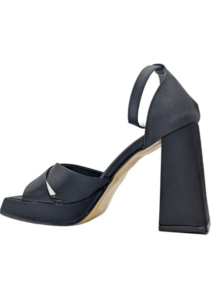 Zinnia | Kadın Abiye Platform Topuklu Ayakkabı - Zinnia - Siyah - 36 indirimleri