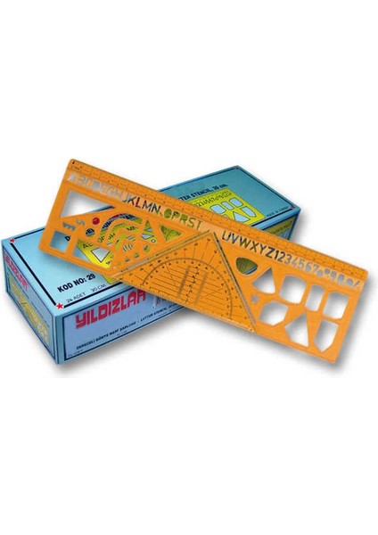 Dereceli Gönye Harf Şablonu 30 cm fiyatları