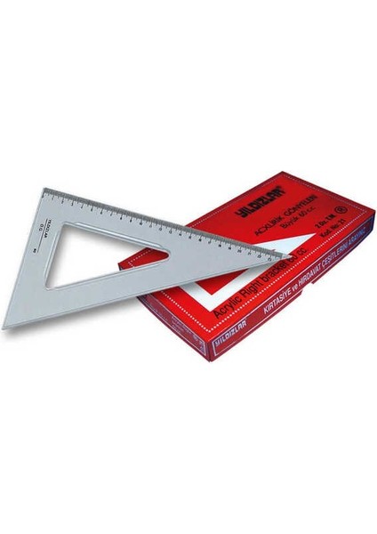 Gönye Akrilik Büyük 26 cm 60 cc