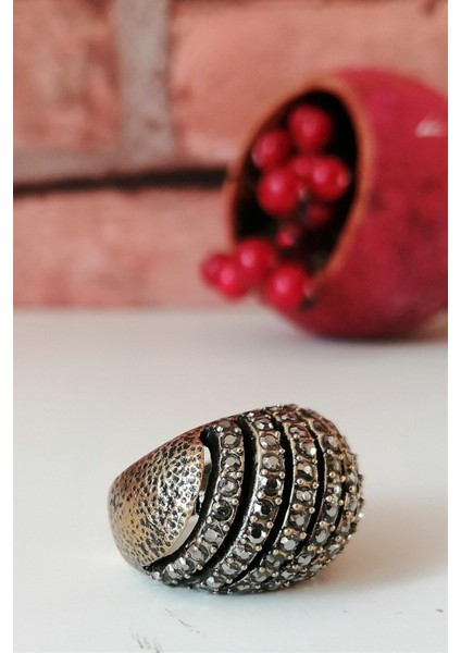 Markazit Taşlı Kubbe Yüzük