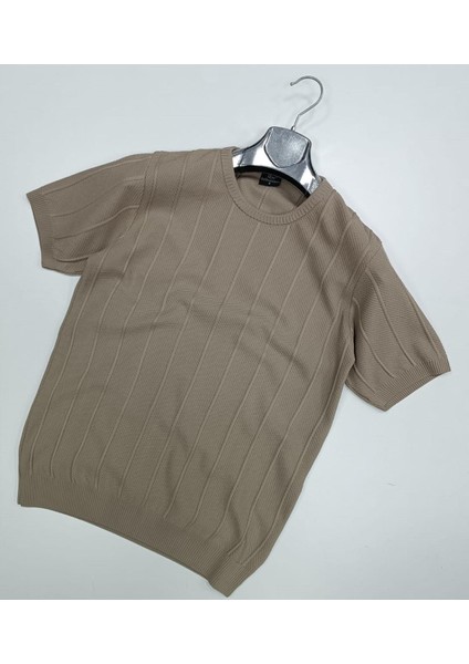 Turbulance Bisiklet Yaka Kısa Kol Erkek Örme Triko Tişört