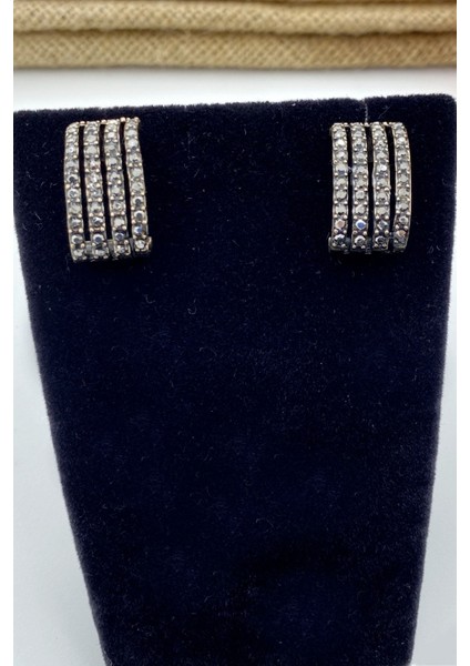 Markazit Taşlı Küpe