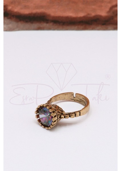Mistik Topaz Taşlı Yüzük
