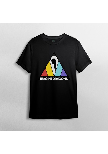 Imagine Dragons Unisex %100 Pamuklu Bisiklet Yaka T-Shirt Model 2 fiyatları