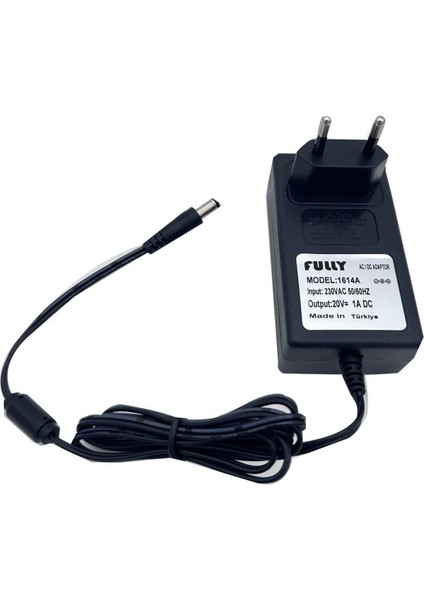 O-1614A 20V 1A 5.5 2.5mm Adaptör