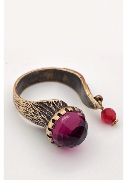 Sallantılı Taşlı Yüzük