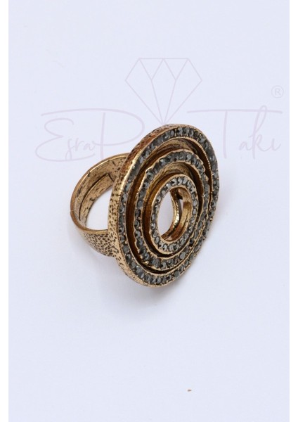 Markazit Taş Süslemeli Yüzük modelleri