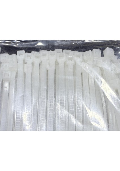 20CM Beyaz Kablo Bağı 2,5 mm Plastik Kelepçe - 100 Adet - Nylon Kablo Düzenleyici modelleri