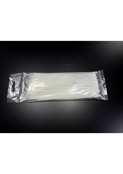 20CM Beyaz Kablo Bağı 2,5 mm Plastik Kelepçe - 100 Adet - Nylon Kablo Düzenleyici fırsatları
