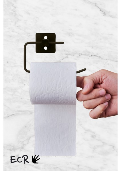 Yapışkanlı Wc Tuvalet Kağıdı Askılığı Tuvalet Kağıdı Askısı Vida Dübel Seti Hediyeli