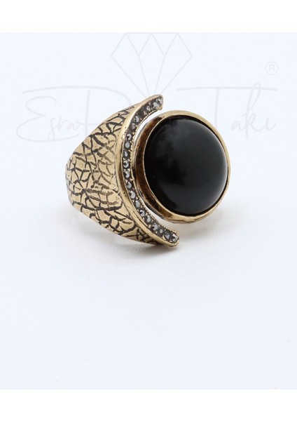 Markazit Taşlı Otantik Yüzük