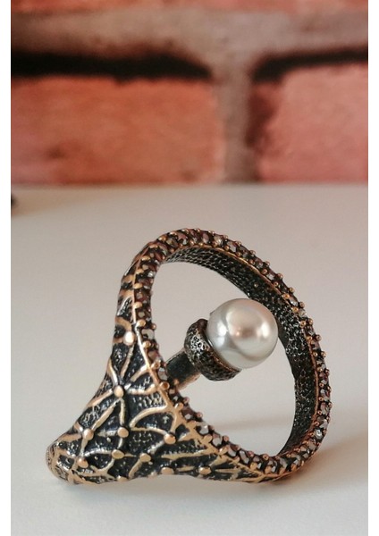 Markazit Taşlı ve Incili Yüzük fiyatları