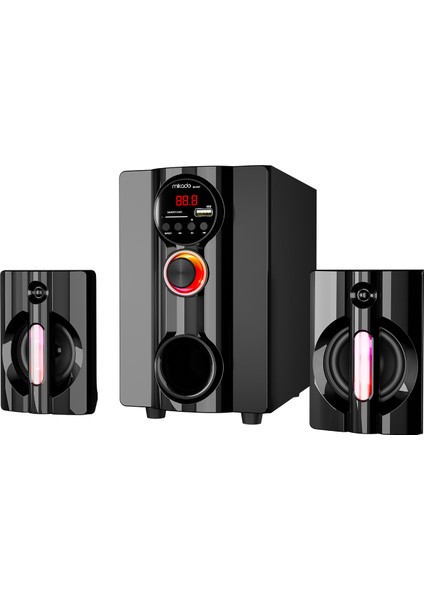MD-95BT 2+1 20W Siyah Multimedya Fm/bt/sd/usb Speaker Hoparlör indirimleri