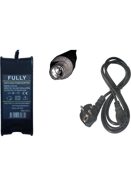 O-1603B 19.5V 4.62A 7.4x5.0mm Adaptör Dell Tip