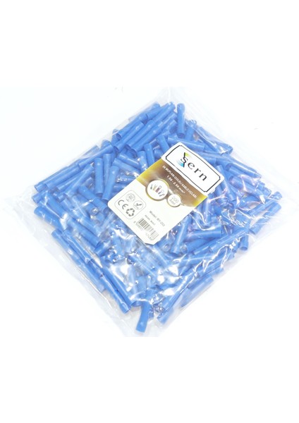 Izoleli Ek Muf Kablo Ucu 1.50-2.50MM² Mavi 200 Adet Bağlantı Terminali indirimleri