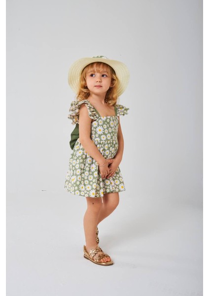 Yigit Butik Papatya Desenli Kız Çocuk Elbise indirimleri