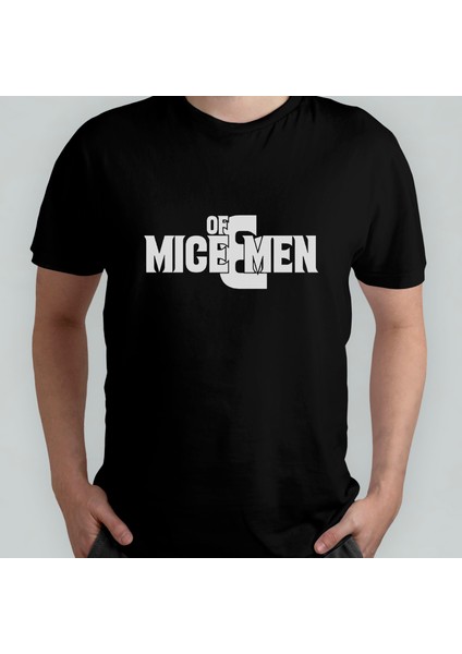 Of Mice And Men Unisex %100 Pamuklu Bisiklet Yaka T-Shirt Model 3