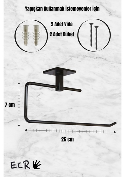 Yapışkanlı Havlu Askısı Banyo Havlu Askısı
