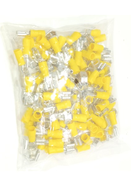 Izoleli Erkek/dişi Geri Dönüşüm Terminali 0,8x6,35 4-6mm² Sarı 100 Adet fırsatları