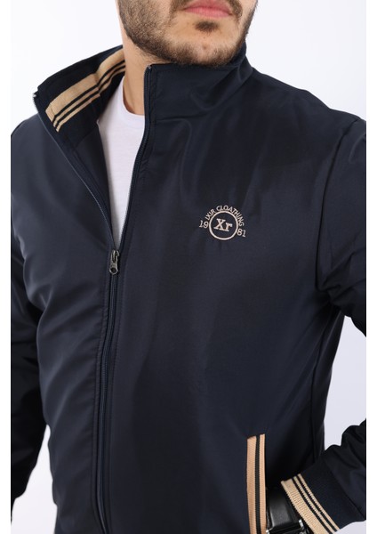 Mevsimlik Erkek Mont & Ceket Nakış Armalı Lacivert modelleri