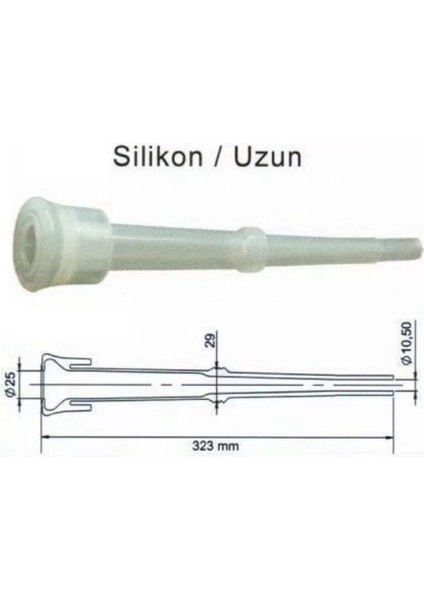 Inek Süt Sağım Makinası Silikon Meme Lastiği 25 mm