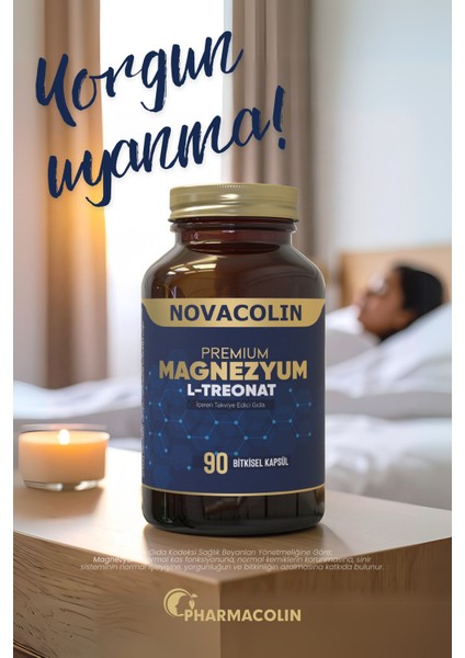 Magnezyum L Treonat 90 Kapsül (2 Li Paket)