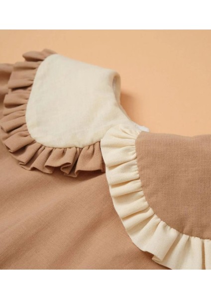 Bebe Yaka Fiyonklu Kız Çocuk Elbise, Kız Çocuk Elbise modelleri