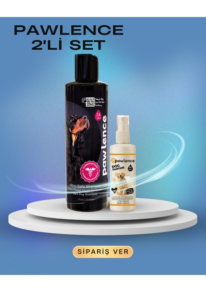 Ultra Safe Koyu Renk Köpek Şampuan ve Köpek Parfum 2li Set