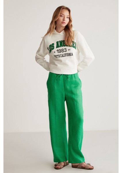 Carleen Oversize Beyaz Sweatshirt