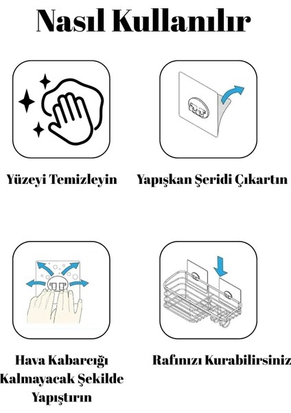 Gümüş Renk Yapışkanlı Wc Tuvalet Kağıdı Askısı Tuvalet Kağıdı Askılığı