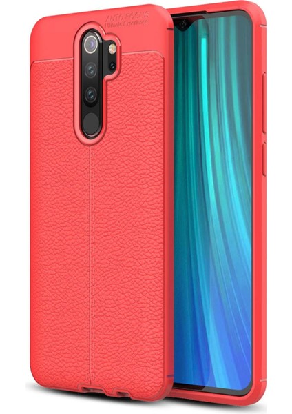 Xiaomi Redmi Note 8 Pro Kılıf Auto Focus Kapak - Kırmızı Inslm