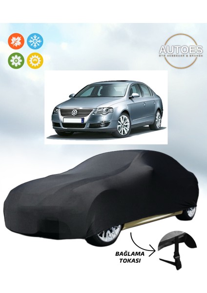 Volkswagen Passat B6 Branda Lüx Kalite Araba Brandası,oto Branda Alttan Bağlantı Tokalı Siyah