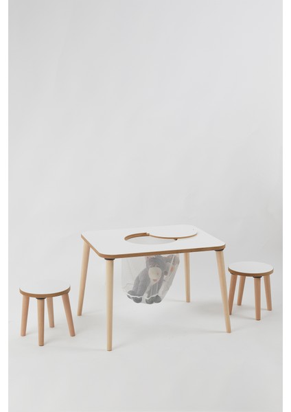 Çocuk Aktivite Masası, Çalışma Masası Sandalye Takımı Sepetli Etkinlik Masası- Yaz- Sil Yüzey modelleri