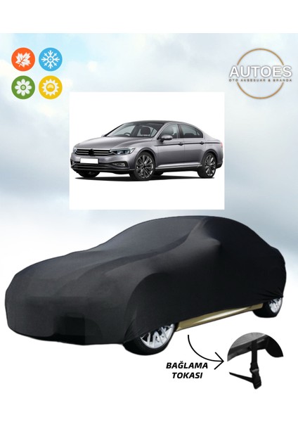 Volkswagen Passat B8,5 Araba Brandası,oto Branda Alttan Bağlantı Tokalı Siyah