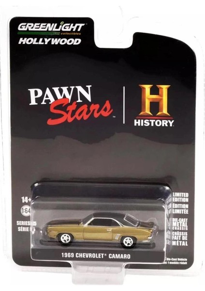 1969 Chevrolet Camaro Pawn Stars 1/64 Model Araba