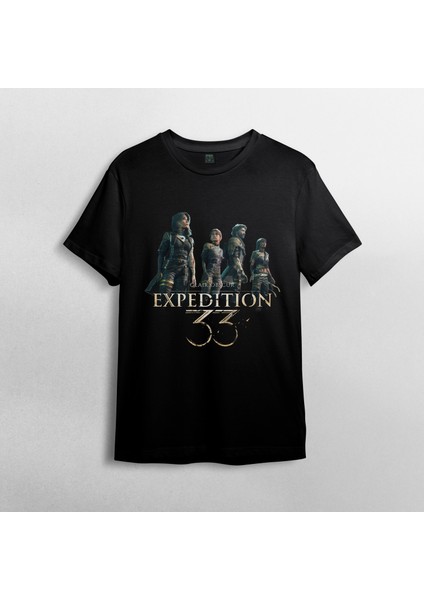 Clair Obscure Expedition 33 Unisex %100 Pamuklu Bisiklet Yaka T-Shirt fiyatları