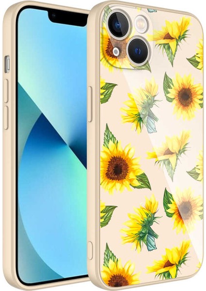 iPhone 13 Uyumlu Kamera Korumalı Desenli Sert Silikon Btbm Epoksi Kapak-No2