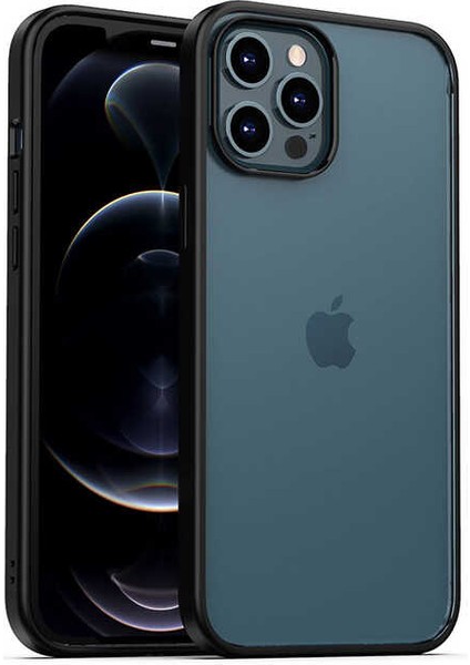 iPhone 12 Pro Kılıf Btbm Hom Silikon-Siyah