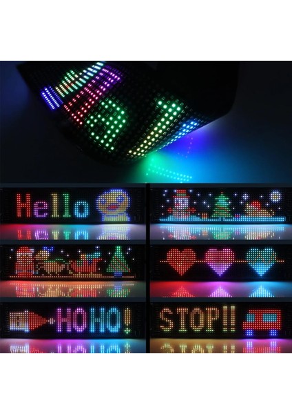 Usbli Kayan Yazı LED Tabela 7X17CM