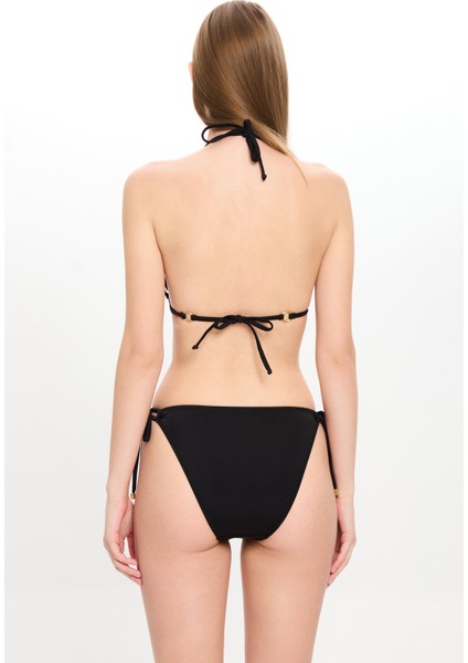 Kadın Siyah Küçük Üçgen Bikini Takımı 25SW029ST indirimleri