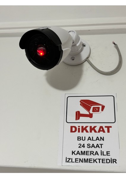 Polis Işıklı Sahte Dummy Kamera pil ve koruma yazısı hediyeli gerçek kamera kasasında fiyatları