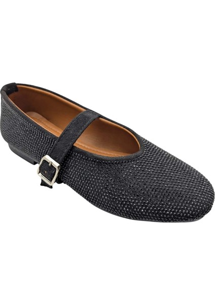 Urselene | Kadın Suni Deri Fiyonklu Babet - Full-Siyah - 36 fırsatları