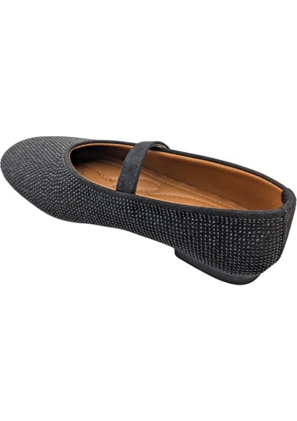 Urselene | Kadın Suni Deri Fiyonklu Babet - Full-Siyah - 36 indirimleri